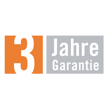 3 Jahre Garantie, Garantie-Zeichen, Profiline, Garantie-Logo, Maschinen-Garantie